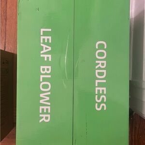 Green Cordless Leaf Blower